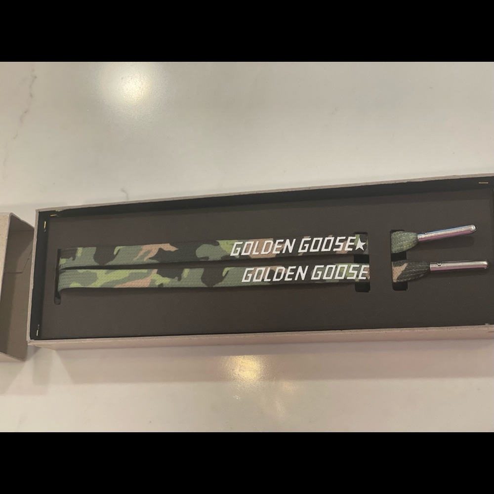 Golden Goose Camo Laces